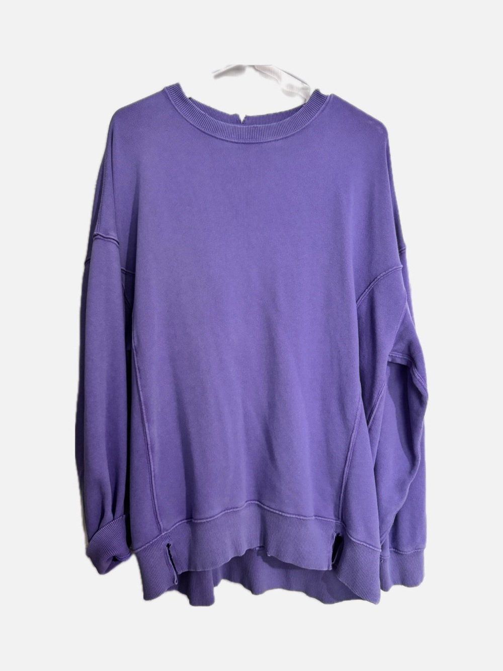 Aerie Purple Oversized Crewneck Sweatshirt